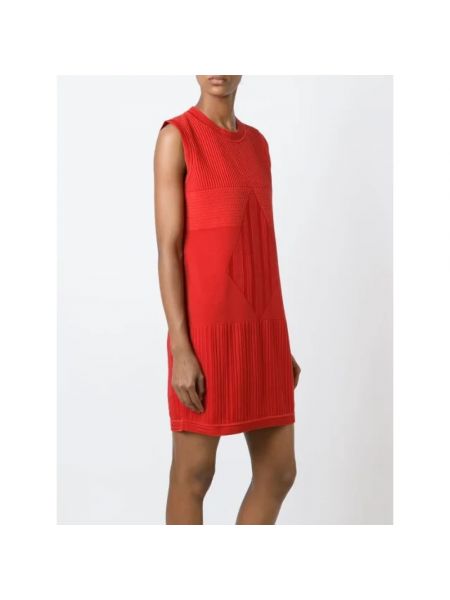Vestido de malla Chanel Vintage rojo