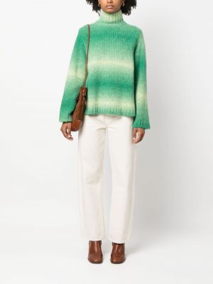 Sweter z alpaki Woolrich zielony