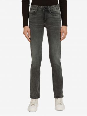 Straight fit džíny Tom Tailor šedé