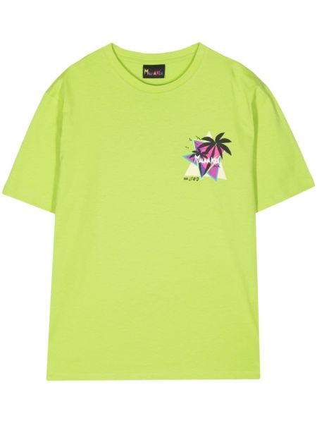 T-shirt en coton Mauna Kea vert