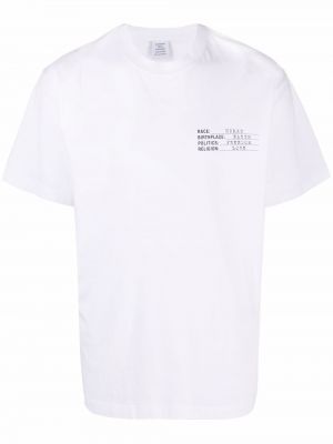 Camiseta Vetements blanco