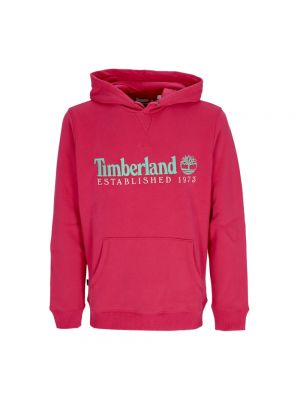 Bluza z kapturem Timberland różowa