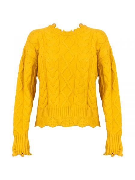 Sweter Pinko żółty