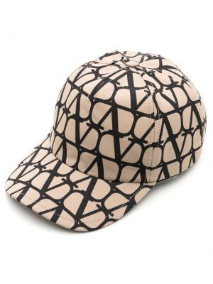 Mütze mit print Valentino Garavani braun