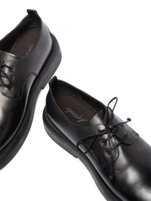 Nėriniuotos brogue batai su raišteliais Marsell juoda