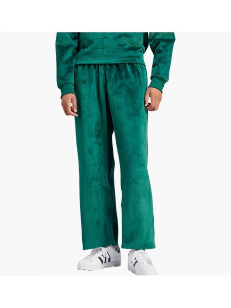 Зелені велюрові джоггери Adidas