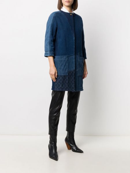 Džínová bunda Louis Vuitton modrá