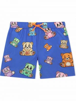 Shorts for jenter Dolce & Gabbana Kids blå