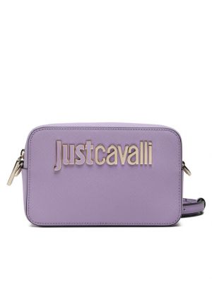 Чанта през рамо Just Cavalli виолетово