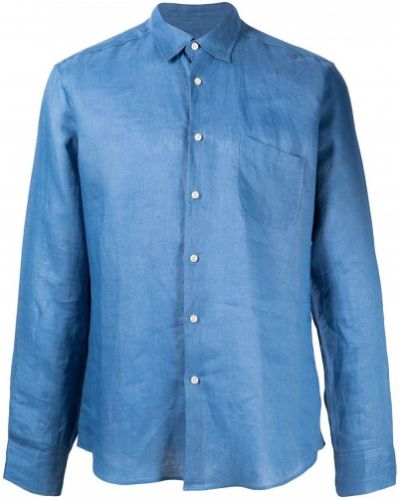 Camisa con bolsillos Peninsula Swimwear azul