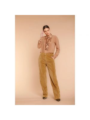 Pantalones chinos de pana Mason's marrón