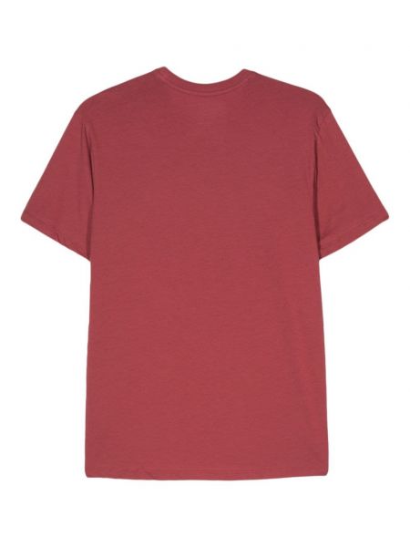Kokvilnas t-krekls Majestic Filatures sarkans
