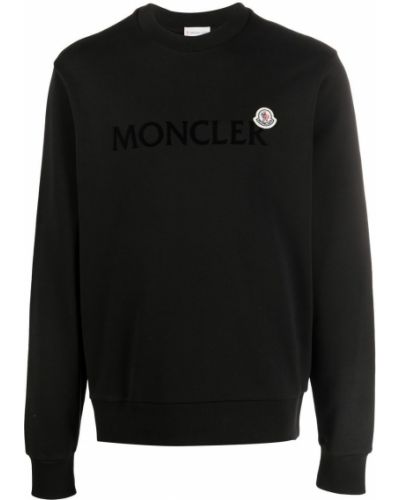 Rund hals sweatshirt Moncler svart