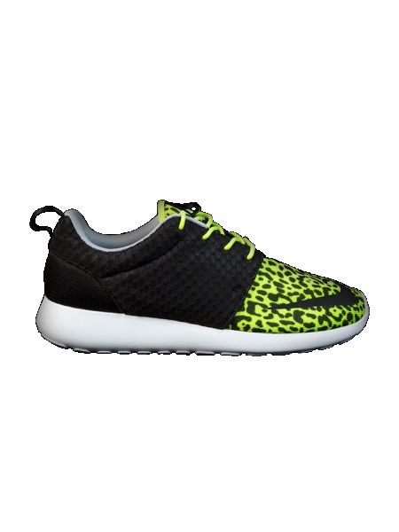 Леопардовые кроссовки Nike зеленые