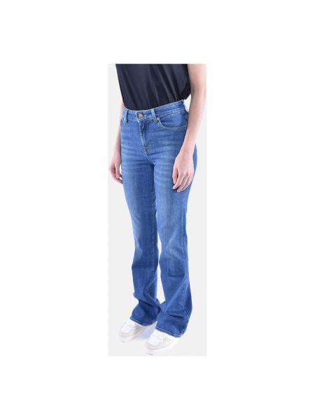 Slim fit skinny jeans ausgestellt 7 For All Mankind blau