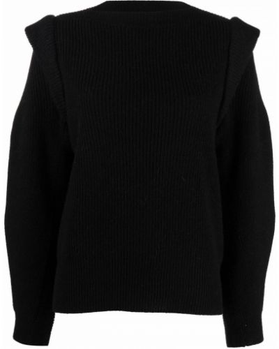 Jersey de punto manga larga de tela jersey Dondup negro