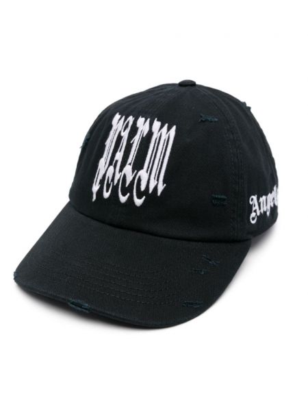 Casquette brodé en coton Palm Angels