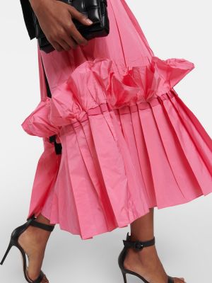 Μίντι φόρεμα Roksanda ροζ