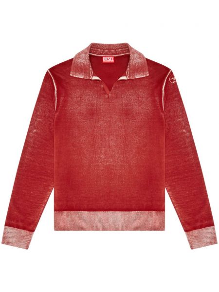 Langer pullover Diesel rot