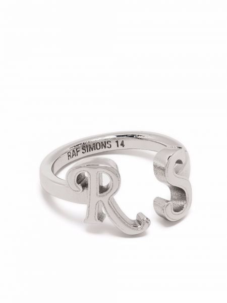 Gyűrű Raf Simons ezüstszínű
