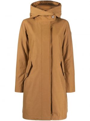 Obojstranný kabát Woolrich hnedá
