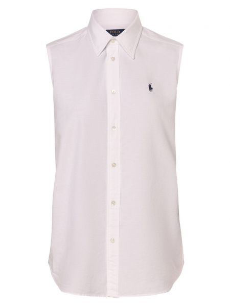 Bluzka bawełniana Polo Ralph Lauren biała