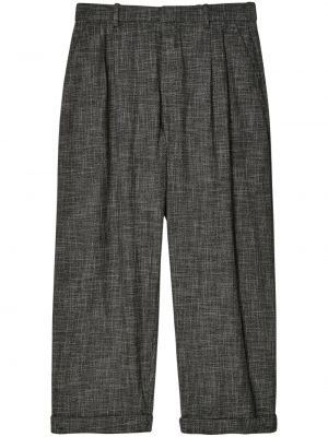 Pantaloni in tweed Charles Jeffrey Loverboy grigio