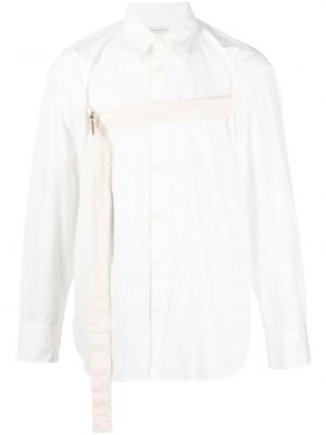 Camicia con fibbia Dries Van Noten bianco