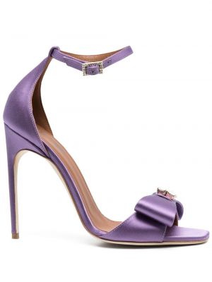 Pantofi cu toc din satin Malone Souliers violet
