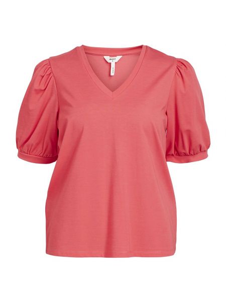 Блузка с коротким рукавом Object розовая