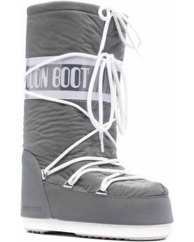 Botas con cordones Moon Boot gris