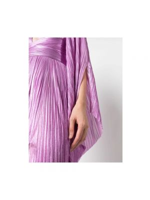 Vestido largo de seda Maria Lucia Hohan violeta
