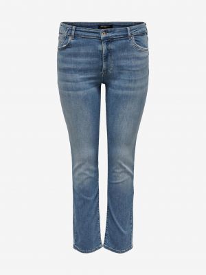 Priliehavé džínsy s rovným strihom Only modrá
