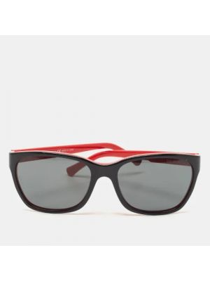Okulary przeciwsłoneczne Armani Pre-owned czerwone