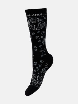 Bavlnené ponožky Alanui čierna