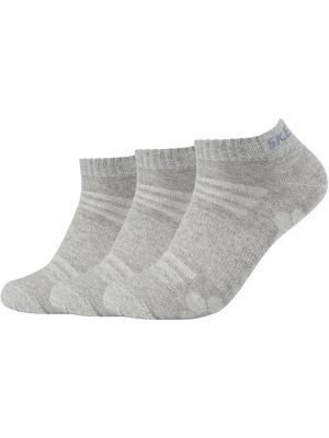 Ponožky so sieťovinou Skechers sivá