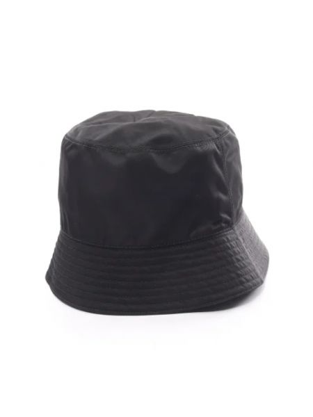 Sombrero de nailon retro Prada Vintage negro