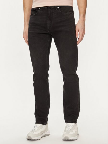 Jeans skinny slim Hugo noir
