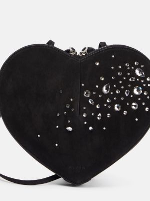 Kožená kabelka Alaã¯a čierna