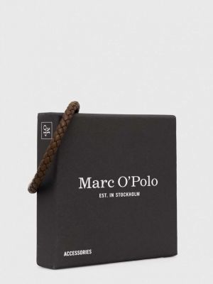 Kožený náramek Marc O'polo černý