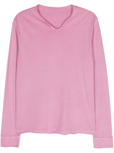 Βαμβακερή μπλούζα Zadig&voltaire ροζ