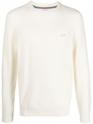 Пуловер Sun 68 бяло
