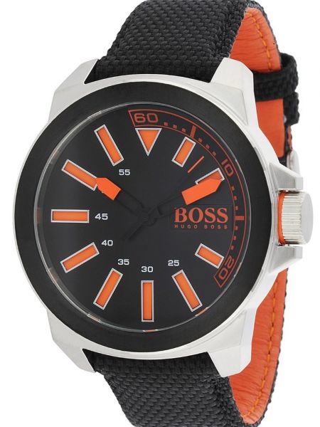 Czarny zegarek Boss Casual