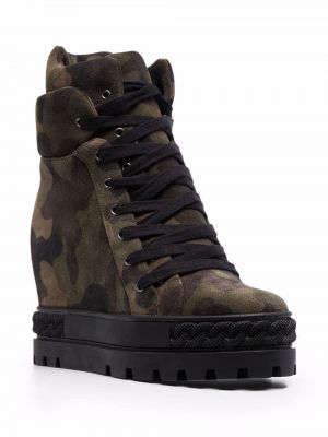 Sneaker mit print mit camouflage-print Casadei grün