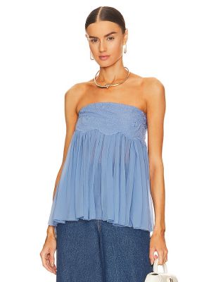 Top Free People - Niebieski