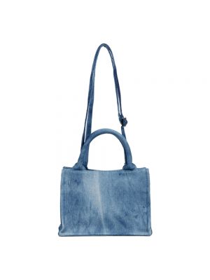 Shopper handtasche Samsøe Samsøe blau
