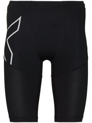 Pantalones cortos deportivos 2xu negro