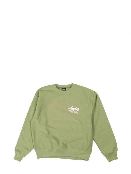 Sweatshirt med rund hals Stüssy grøn