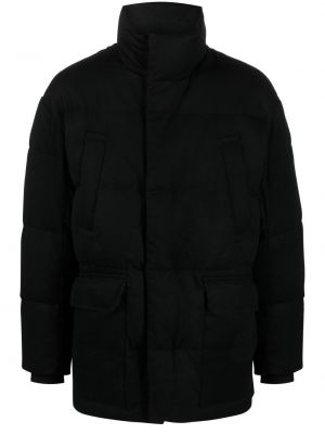 Péřová bunda Emporio Armani černá