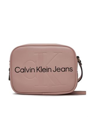 Taška přes rameno Calvin Klein Jeans růžová